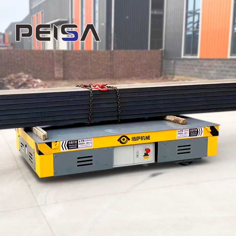 Heavy-Duty Trackless Transfer Cart for Seamless Industrial Transport