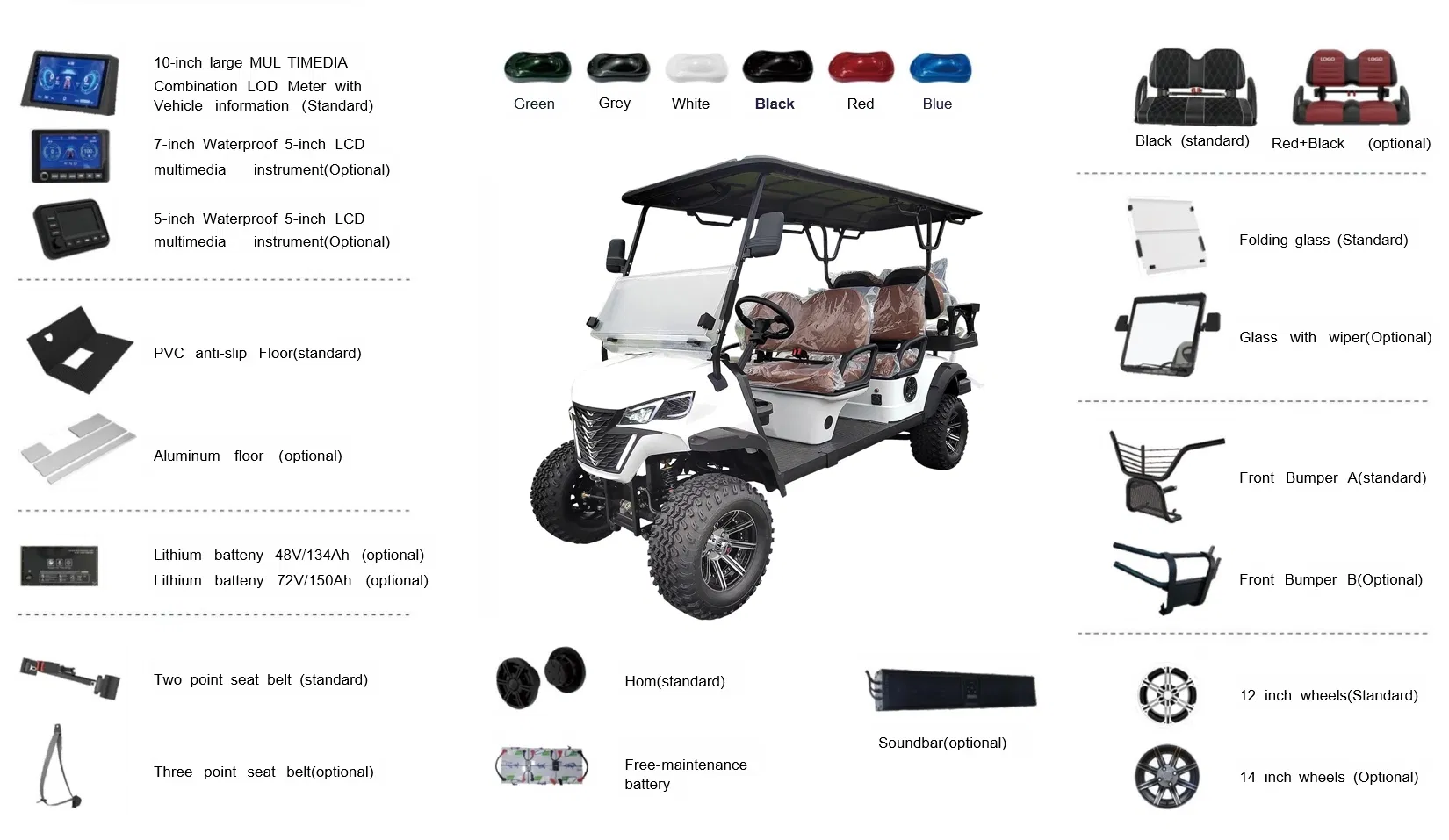 6 Passenger Golf Buggy