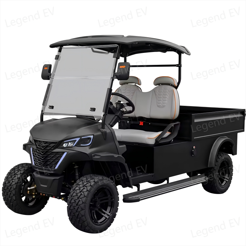 2025 Economic Farm All-Terrain Tyre Electric Buggy Hunting Utility Vehicle Golf Cart with Bed Cargo Box