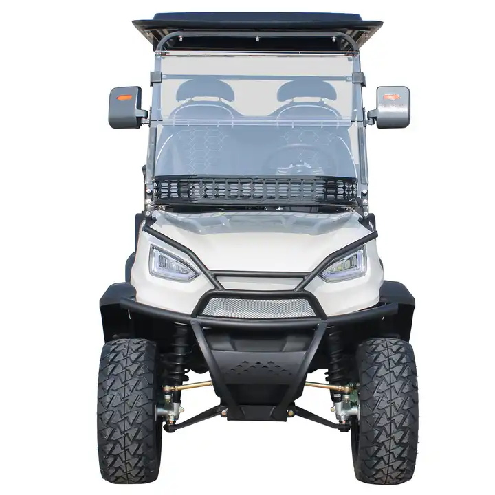 Electric Golf Kart 2+2 Seat 4 Fleet Road Legal Electric Hunting Buggy Vehicle Golf Cart