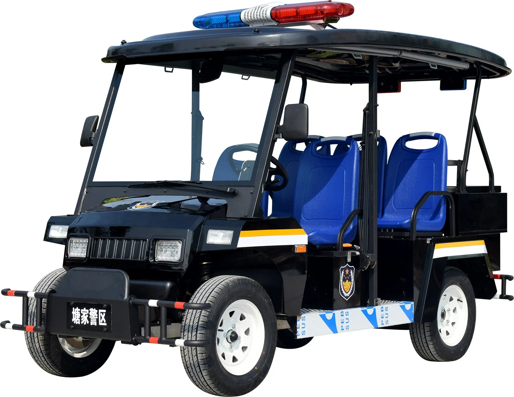5 Seater Security Guard Golf Cart Patrol Golf Cart