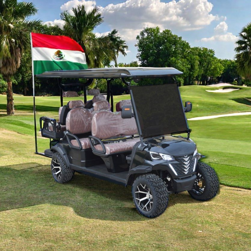 6 Seater 72V Electric Lithium Golf Carts Buggy Car Chinese Club Four Enclosed Power Golf Cart