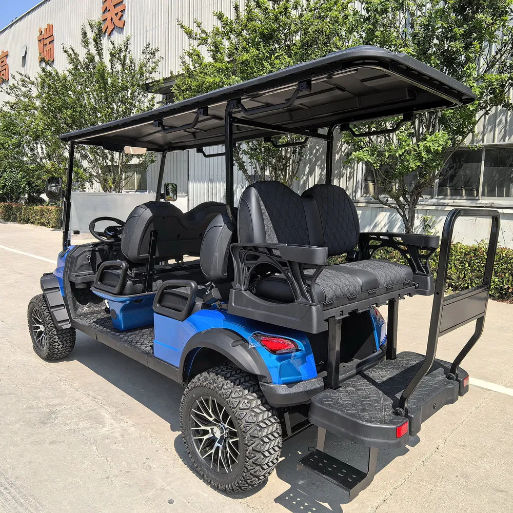 Reliable and Safe Braking 40km/H Max Speed 4 Seater Electric Golf Cart for High-End Resorts