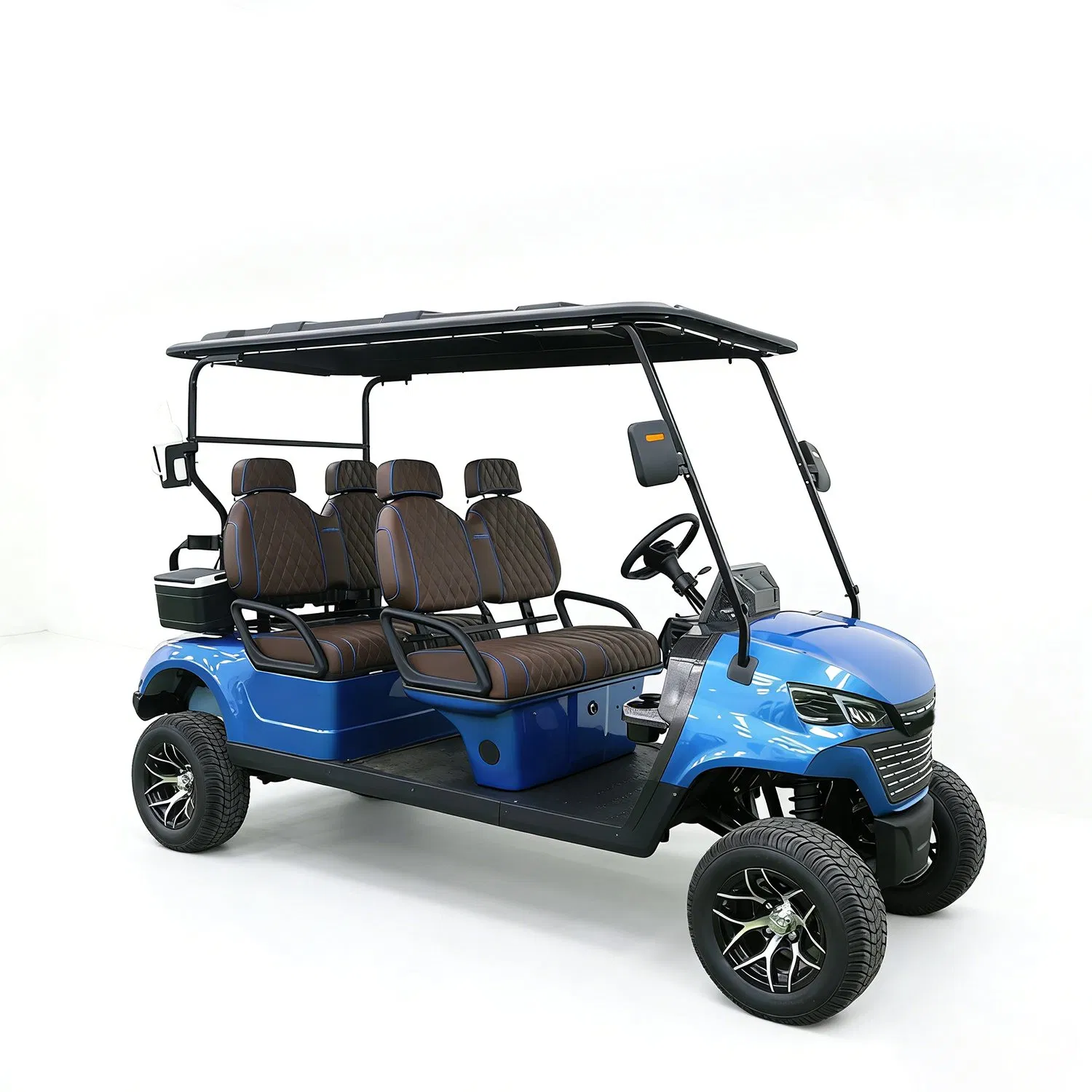 Luxury D Model Logo Customized 4 Forward Seater Electric Custom Golf Cart