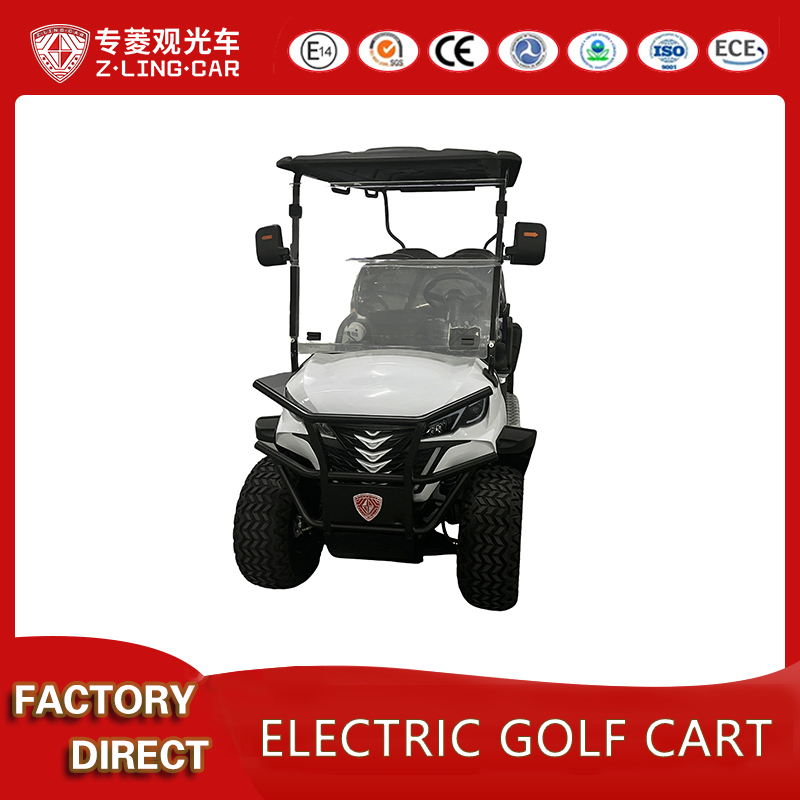 Custom Luxury Golf Cart 4-Wheel 60V Battery 4 Seater Lifted Electric Buggy Stock AC Motor 30-50km/H