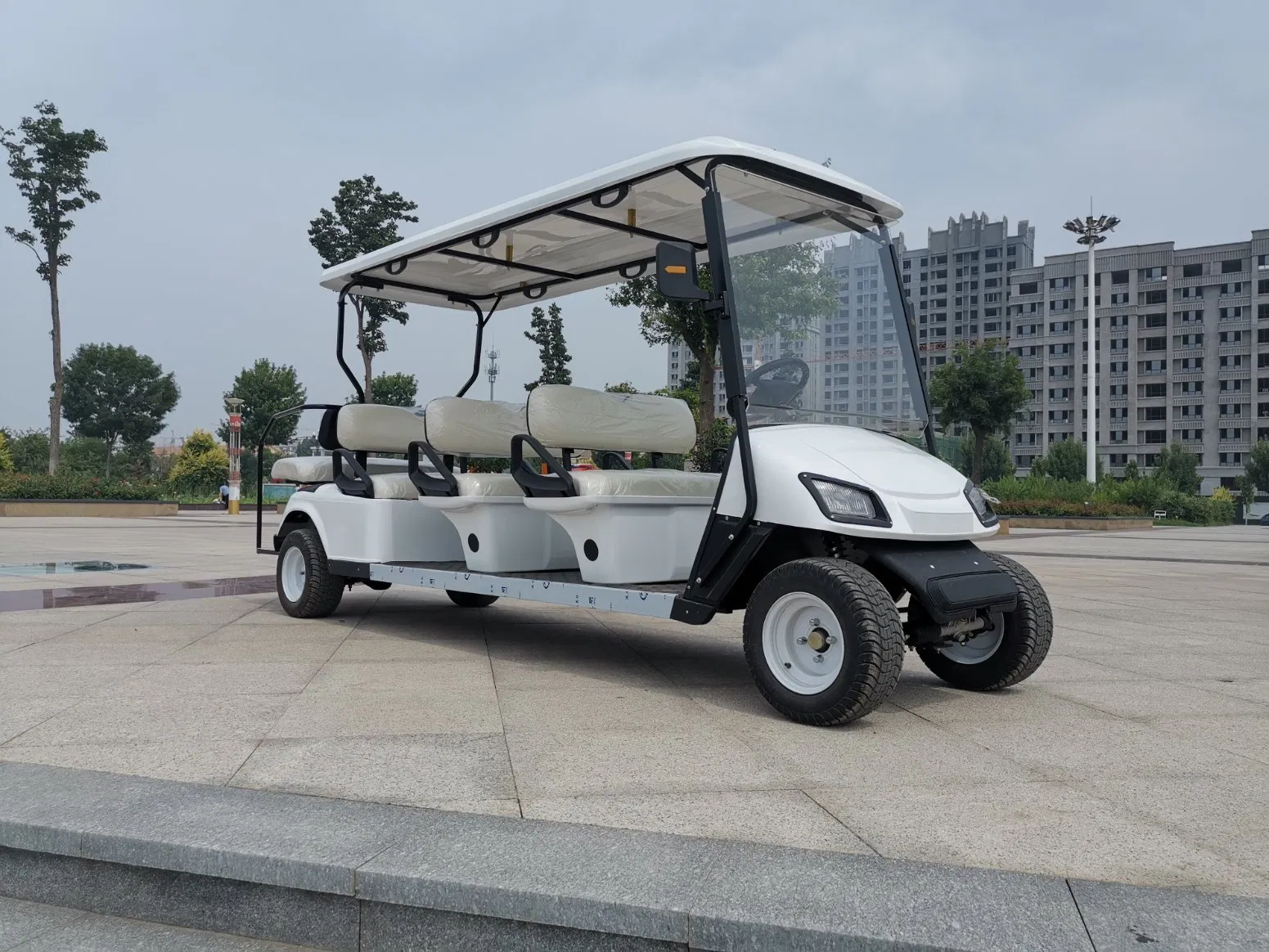 Custom Chinese Wholesale Luxury Lithium 48V 6 Seat Seater Golf Buggy Electric Golf Cart Carts Manufacturer