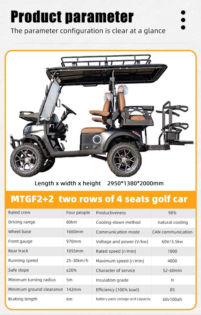 Electric Golf Cart View 2