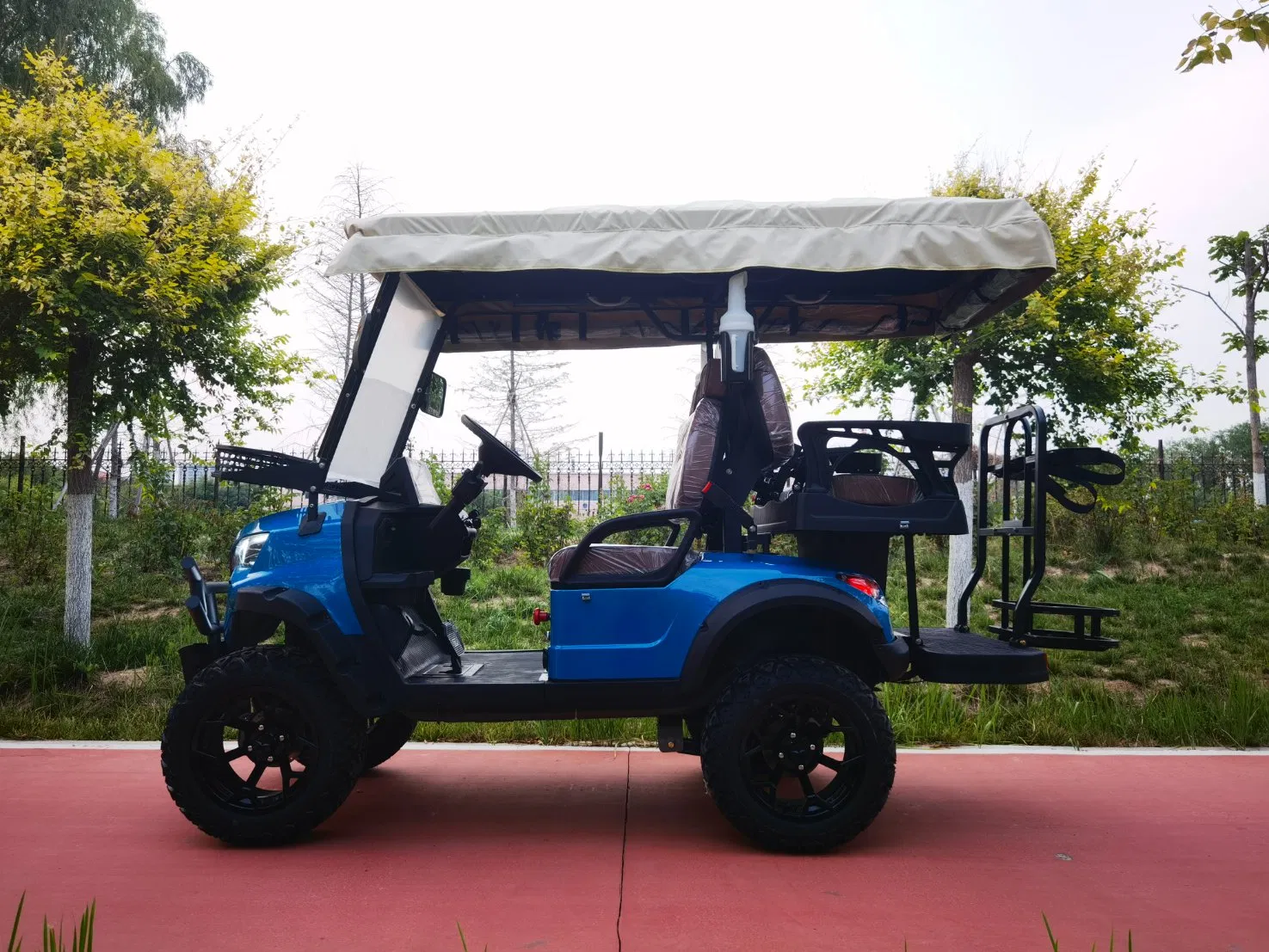 2+2 Seat Electric Golf Cart for Resort Shuttle and Utility Use