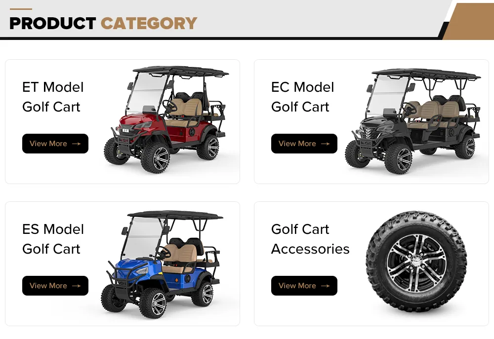 6 Seats Electric Golf Cart