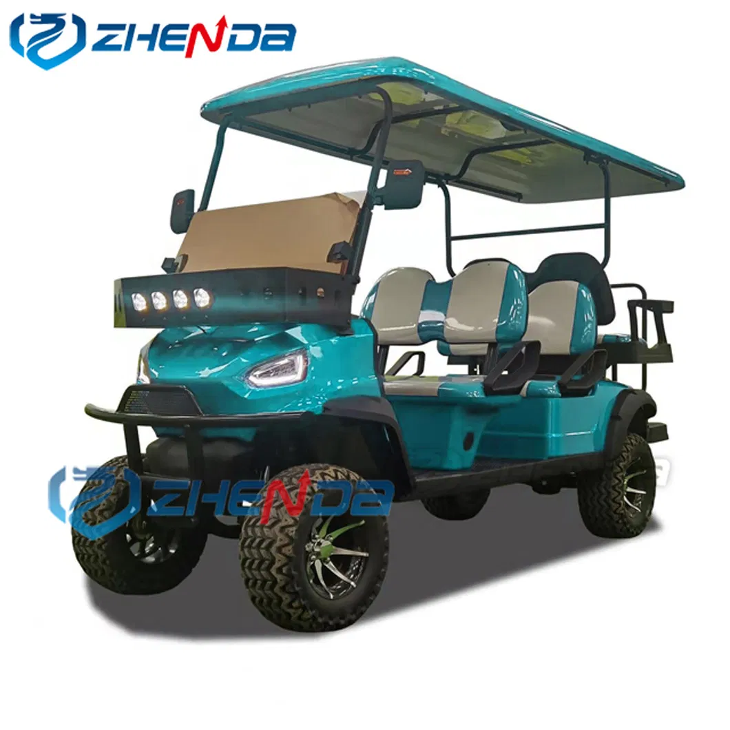 Power Steering Scooter Push Pull Folding 4X4 8 Seat Electric Battery Cart Hub Caps Trunk Shade Cover Board 48V Golf Cart