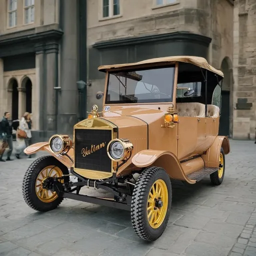 Retro Golf Cart View 3