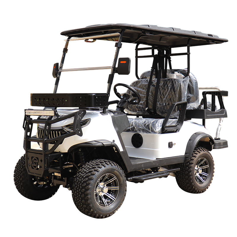 Keyu Fast Shipping Four Seats Speed 40km/H Heavy-Duty Golf Cart 4kw
