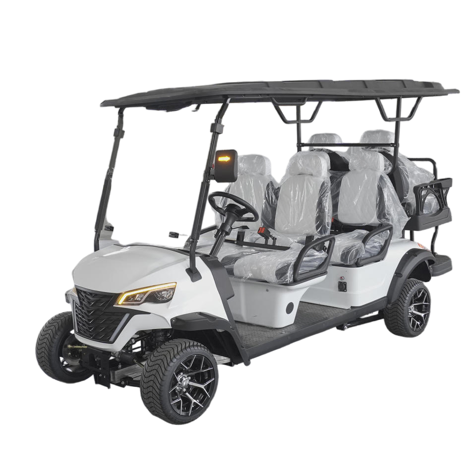 Folding Windshield Premium Condition New Design Comfortable Electric Lifted Chinese Price 6 Seat Golf Cart for Outdoor for Sale