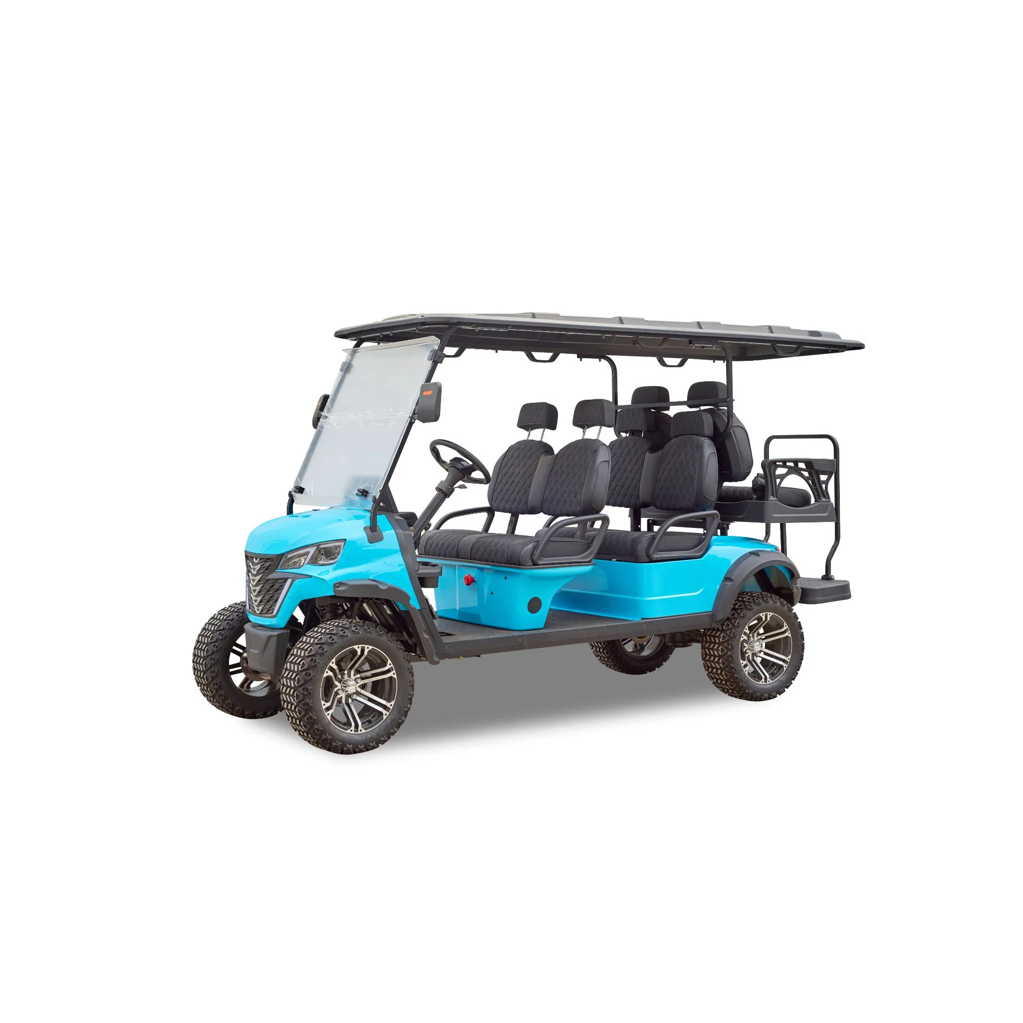 All-Weather Electric Golf Cart for Various Weather Conditions with Fully Enclosed Cabin