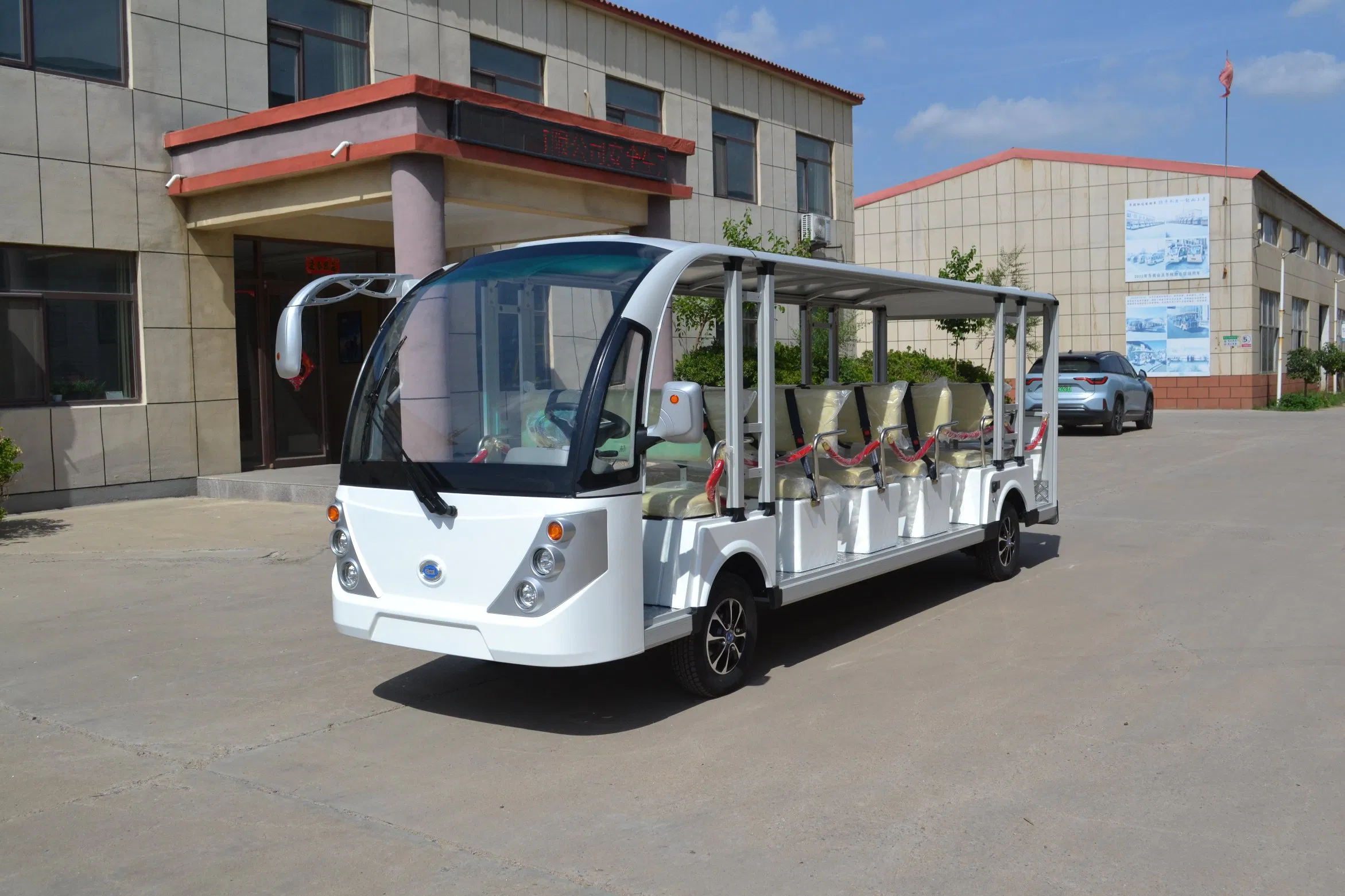 Electric Car Utility-Trolley Course Partner New-Design-Factory 23seat Sightseeing-Shuttle-Bus Club Golf Buggy Cart