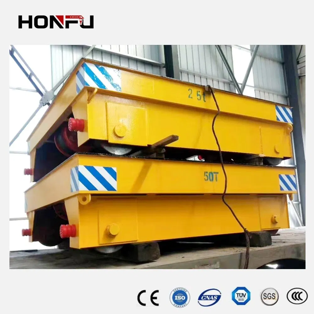 Remote Control Electric Industrial Cargo Transport Cars Motorized Handling Trolley Cart with High Quality