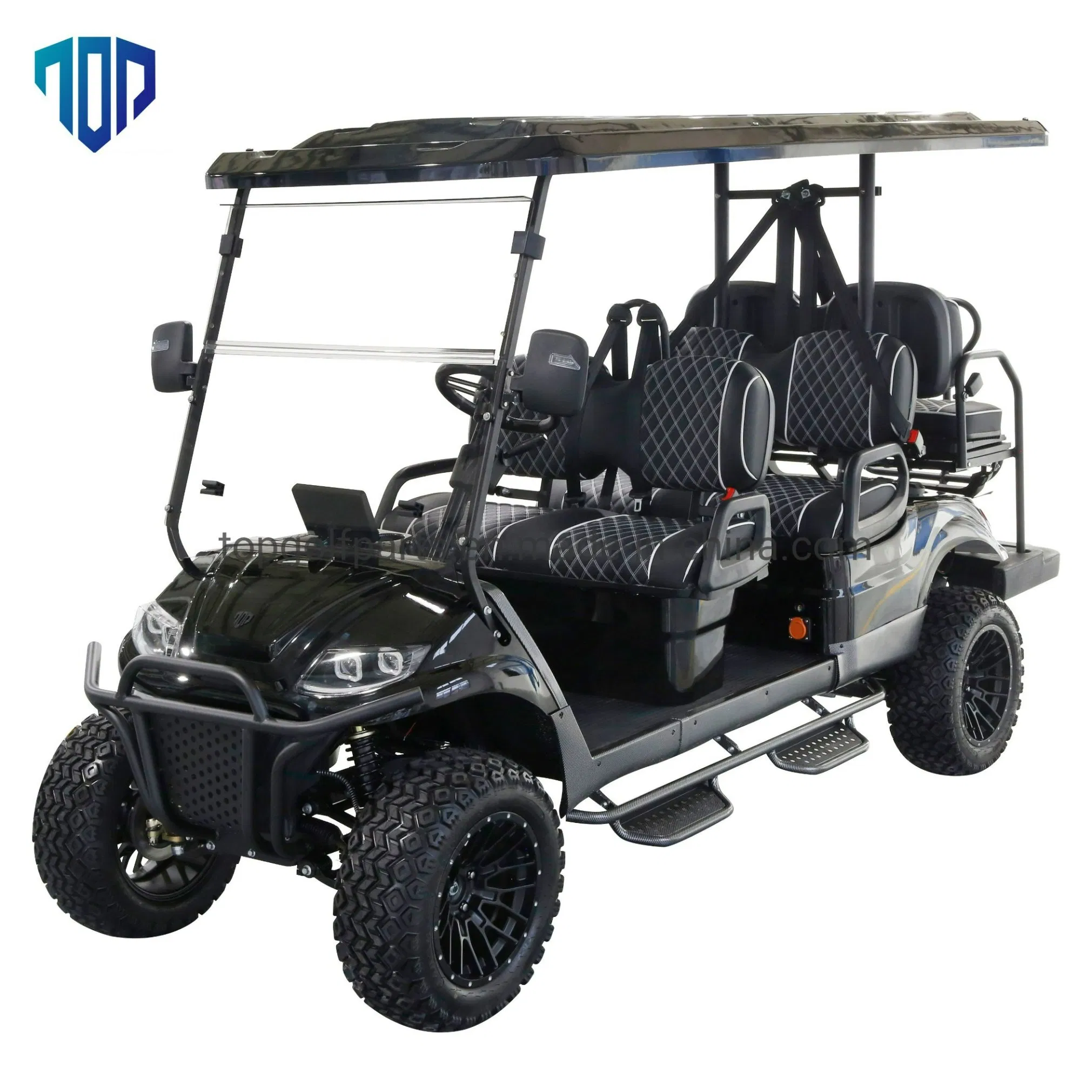 High Speed Lithium Battery Mini Electric 6 Seater Lifted Buggy Golf Carts