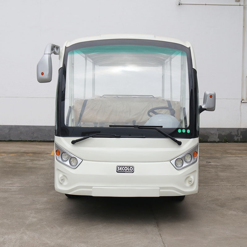 23 Seats Electric Open Shuttle Tour Tourist Airport Maintenance Free Battery Mini Sightseeing Bus Cart
