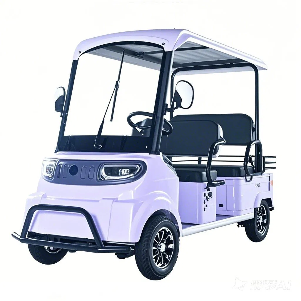 After-Sales Service Guarantee Eco-Friendly and Energy-Efficient Campus Commuting Construction Site Transport 2 Seater Golf Cart Electric Golf Cart