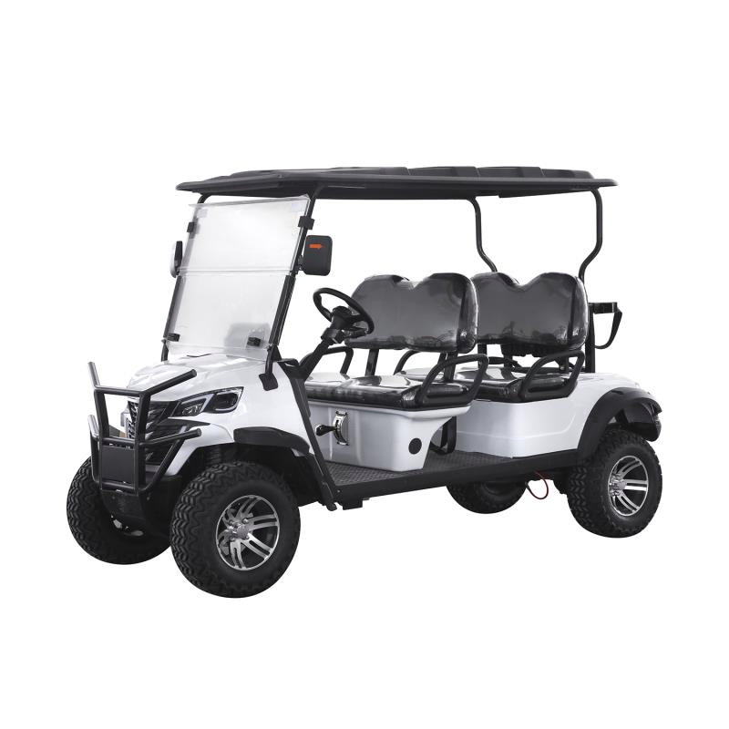 China Mini High Speed Prices Electric Small Club Car Sightseeing Big Wheel 4 Seat Golf Cart