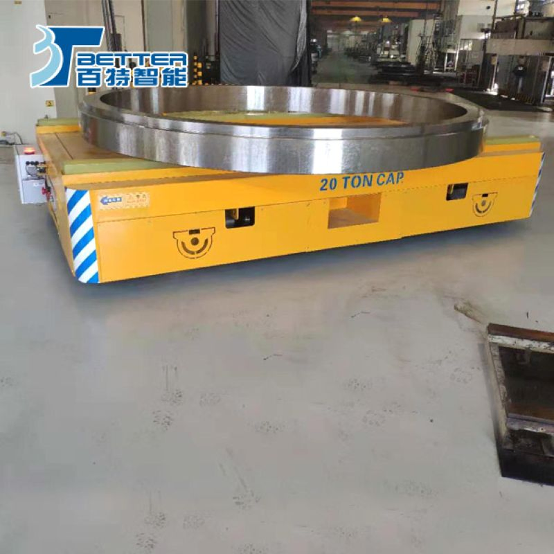 Metal Industrial Motorized Transfer Platform Transport Cart