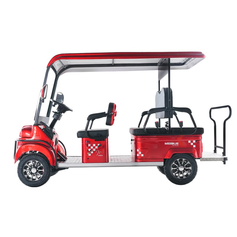 Streamlined Design Quiet Operation Campus Commuting Construction Site Transport 4 6 Seater Golf Cart Electric Golf Cart