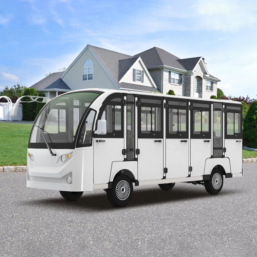 Customizable 14-Person Enclosed Golf Cart for Sightseeing Adventures