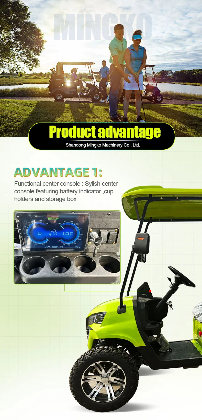 Electric Golf Cart View 3