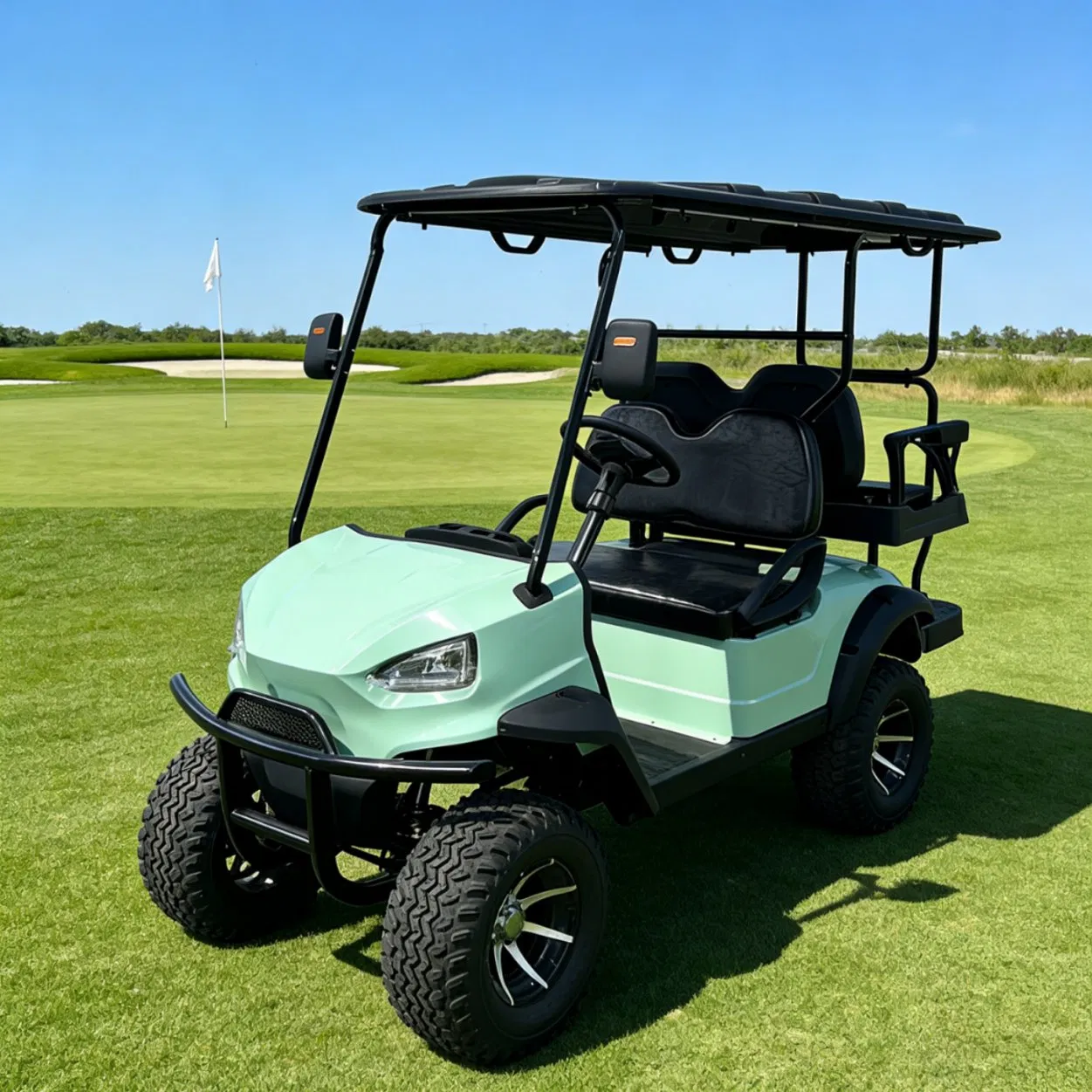 China Supplier Street Legal 48V/60V/72V Lead Acid/Lithium Battery 2, 4, 6, 8 Seater/Seats/Passenger Electric Sightseeing Golf Trolley Utility Buggy Car Cart