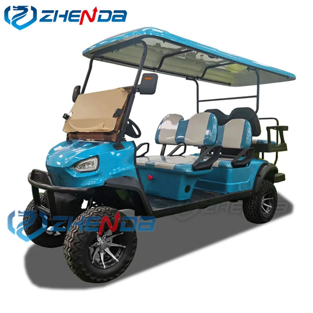 Power Steering Scooter Push Pull Folding 4X4 8 Seat Electric Battery Cart Hub Caps Trunk Shade Cover Board 48V Golf Cart