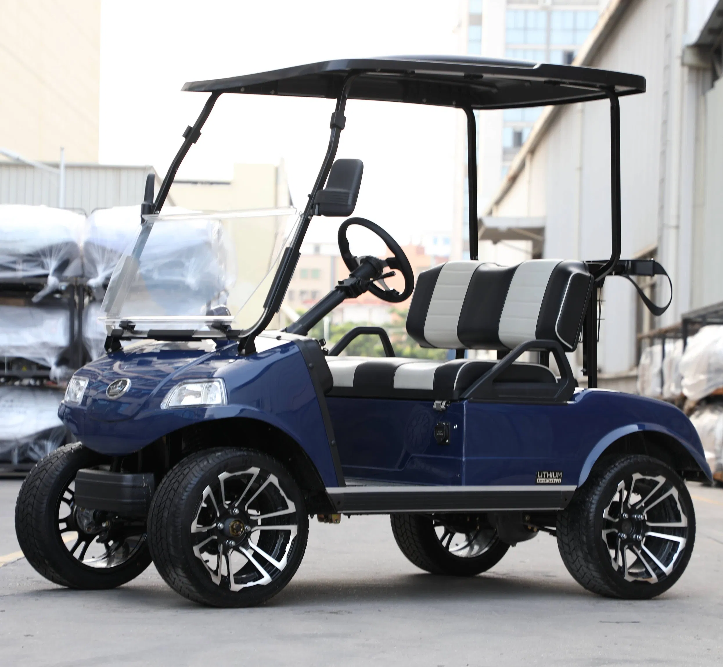 Hdk New Energy Vehicles Electric Car Fleet Caddy Stand Golf Cart