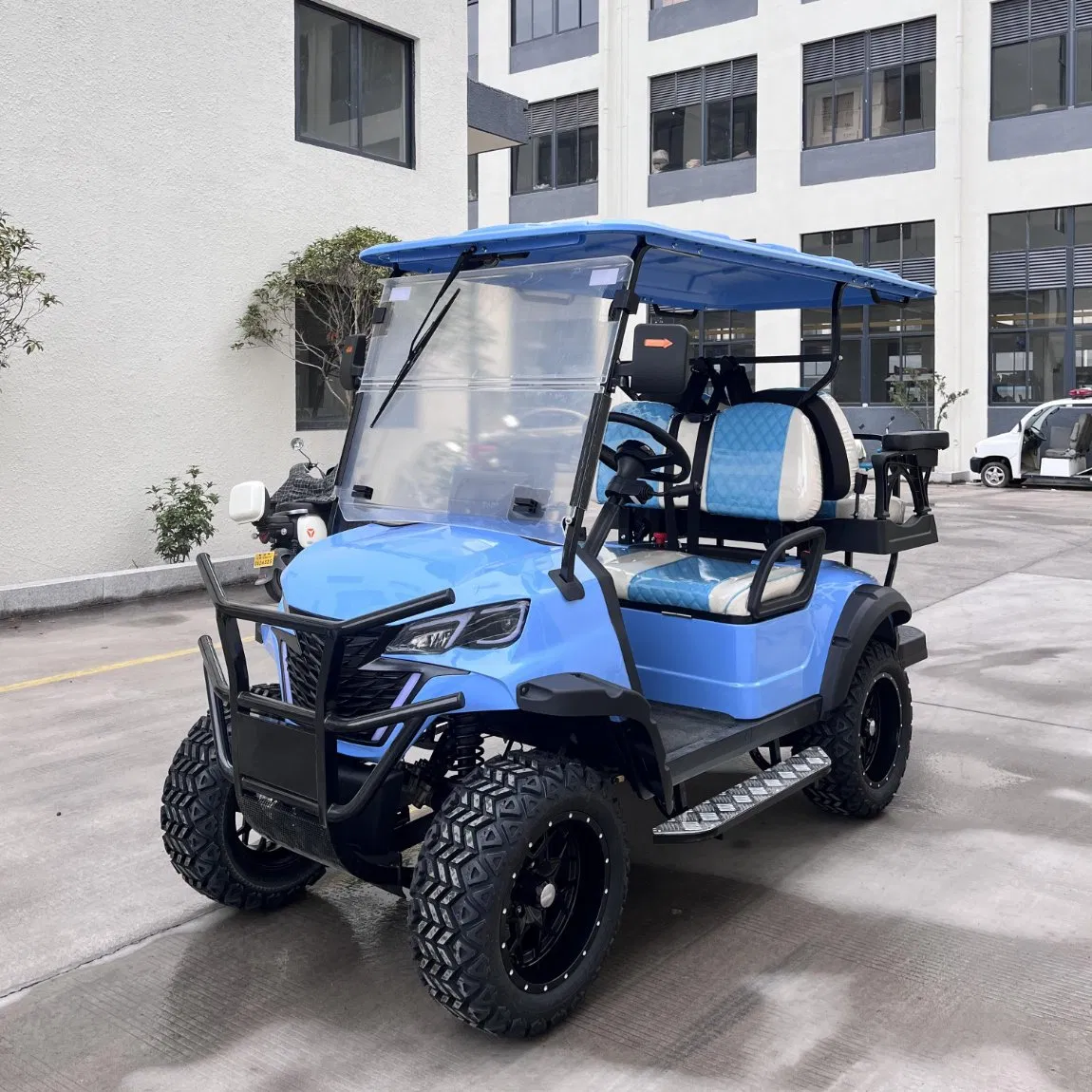 Luxury Tourist Street Legal Electric Buggy High Speed 4 Seat Utility Golf Cart