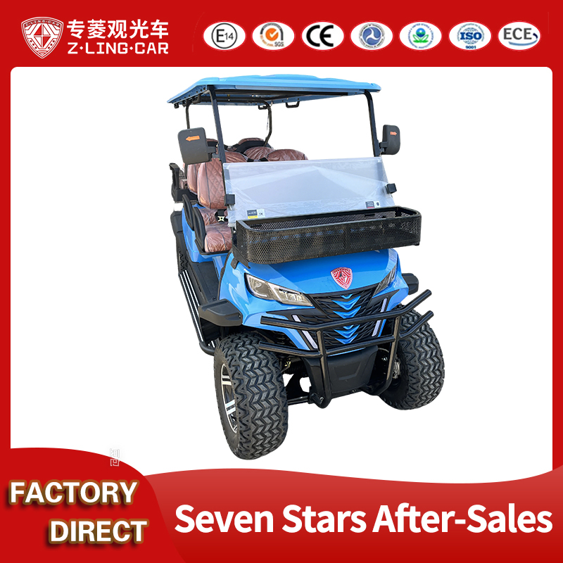 Zlingcar Brand China Club 4+2 Seater Non-Enclosed Electric Golf Carts
