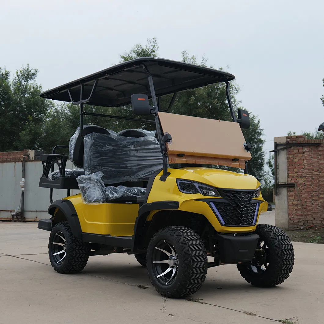 Custom Stable Efficient High Speed Electric Golf Cart for Four