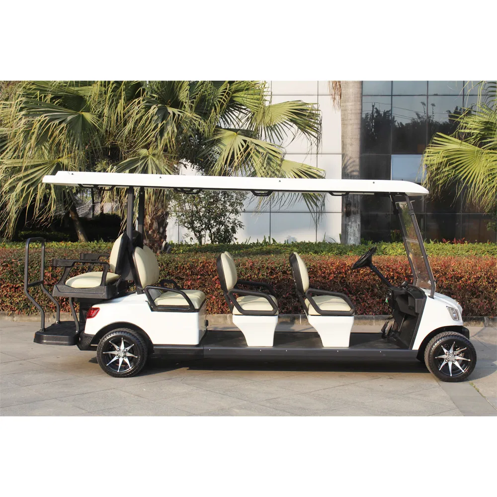 Marshell 8 Seater Electric Golf Cart 4 Wheel Electric Lifted Golf Car Sightseeing Golf Car Golf Buggy Golf Carts (DG-M6+2)