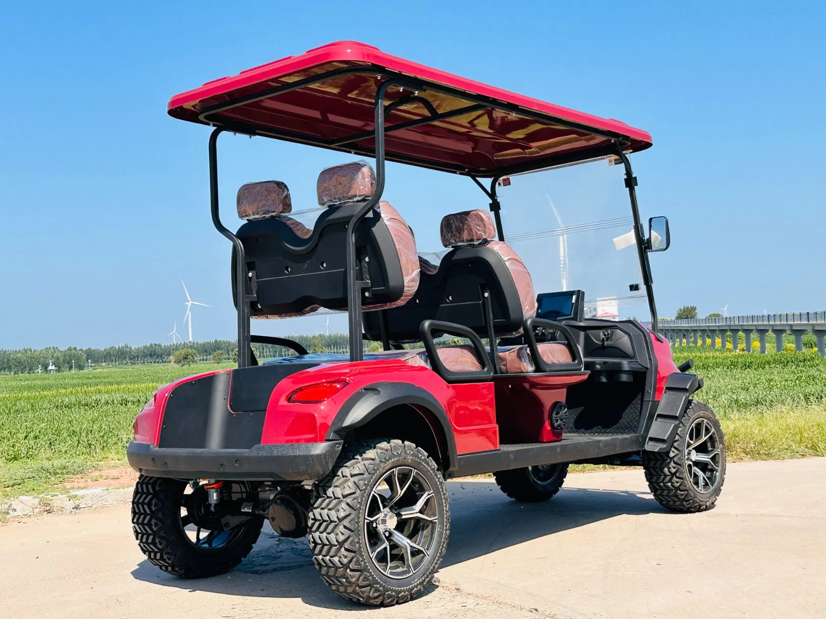 Economy Lead-Acid 4-Seat Electric Golf Cart for Budget-Conscious Buyers &amp; Rental Fleets with Maintenance-Free Batteries