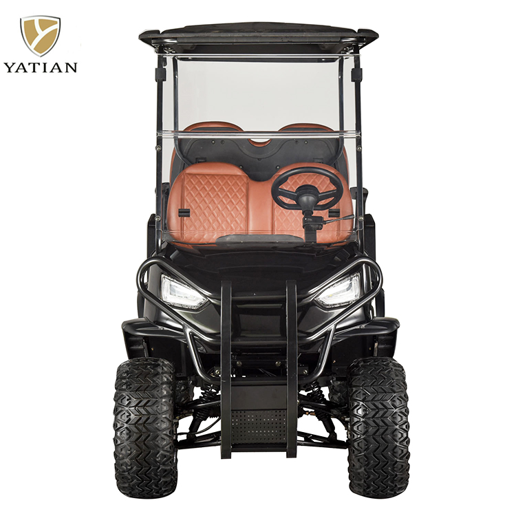 Luxurious Enclosed Golf Cart with AC System and off-Road Capability
