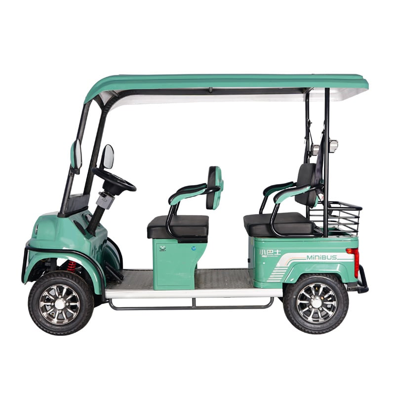 Intelligent Control System Quiet Operation Campus Event Support Airport Transport 4 Seat Golf Cart Electric Golf Cart