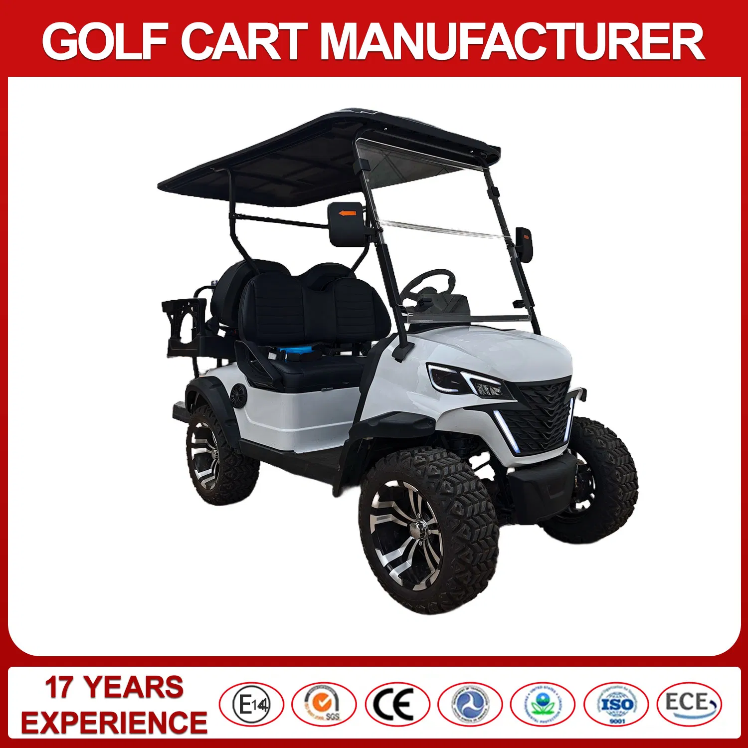 4-Seater Electric Shuttle Cart for Airport/Hotel Guest Transfer with Quick Charge