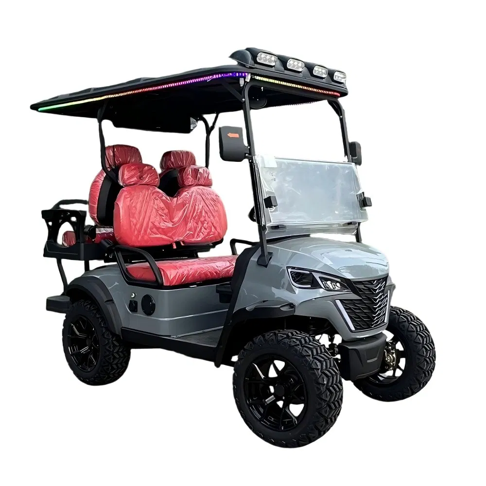 Customize Luxury Community Vehicles Resort Shuttle Bus 2+2 Seats Golf Club Carts