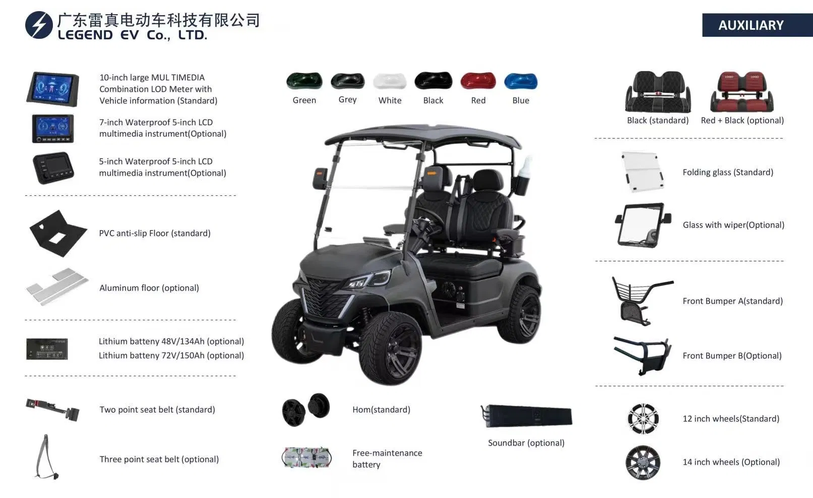 Electric Golf Cart View 1