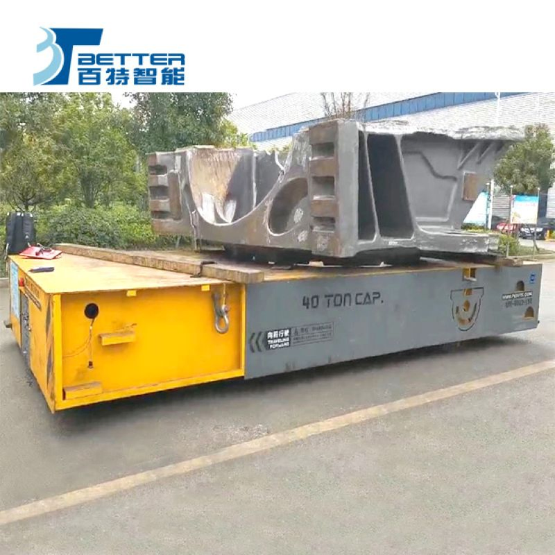 Metal Industrial Motorized Transfer Platform Transport Cart