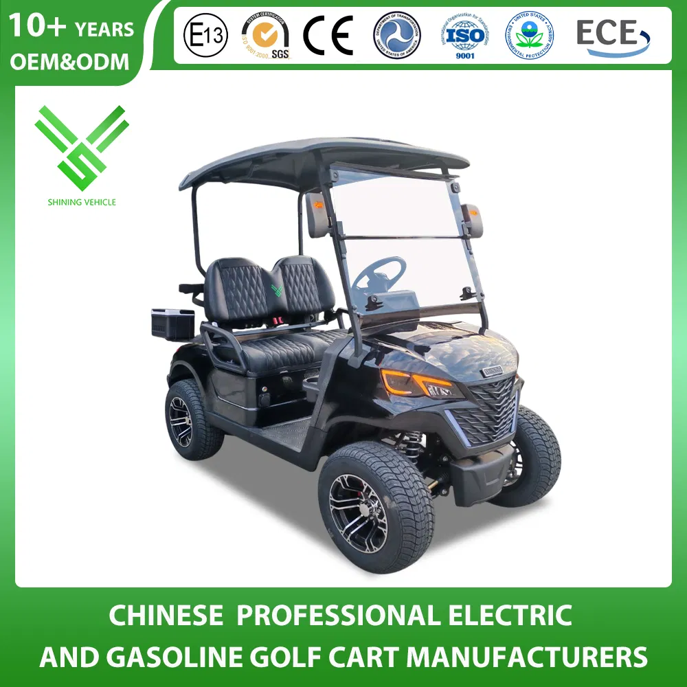 Shininglsv 2 Seat 48V Lithium Long Distance Shuttle Vehicle Golf Cart