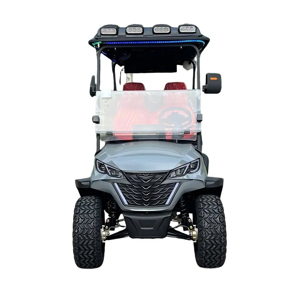 Customize Luxury Community Vehicles Resort Shuttle Bus 2+2 Seats Golf Club Carts