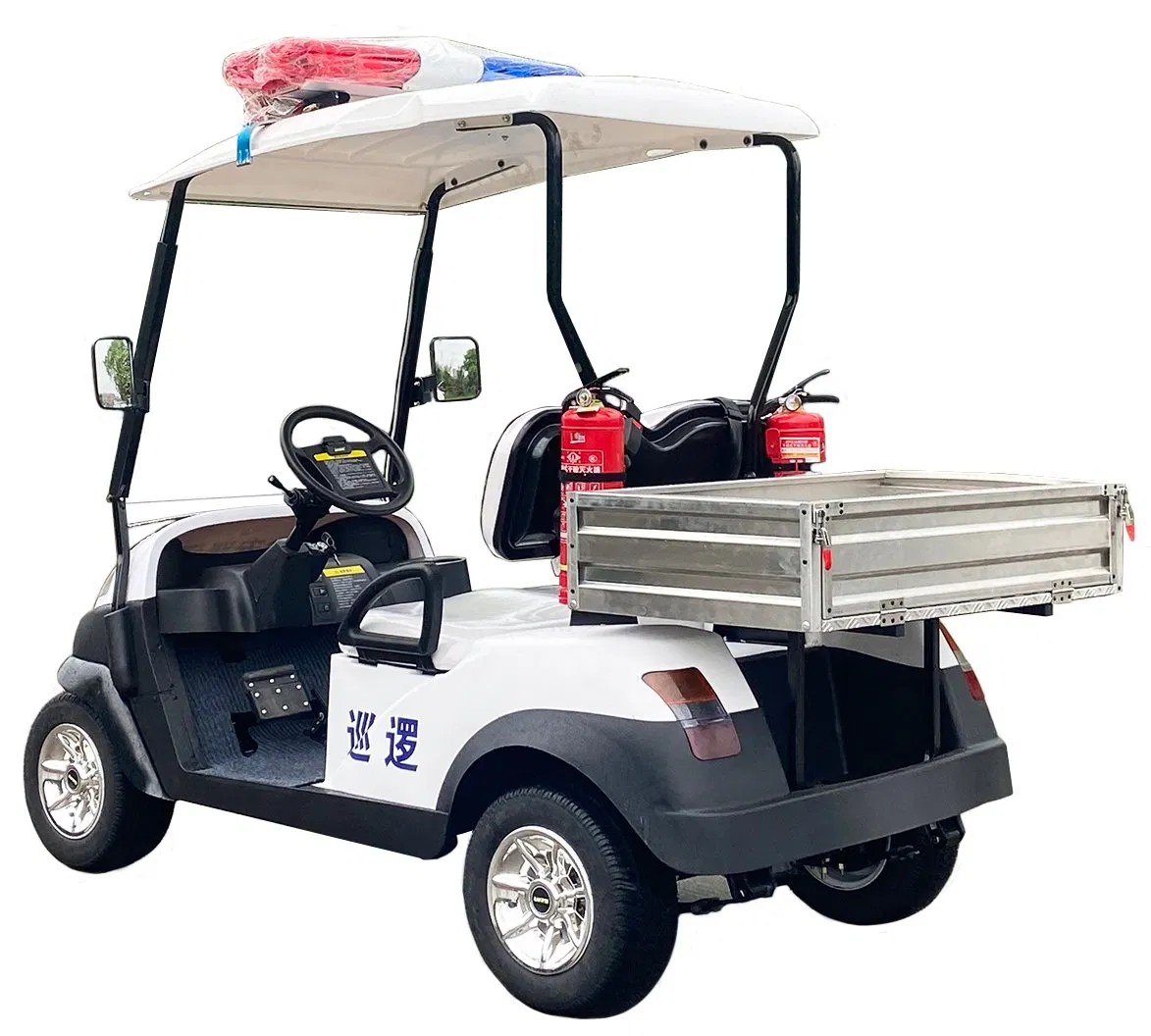 Lvzo Ultra-Durable Electric Golf Cart with Weatherproof Cargo Box for Industrial Transport