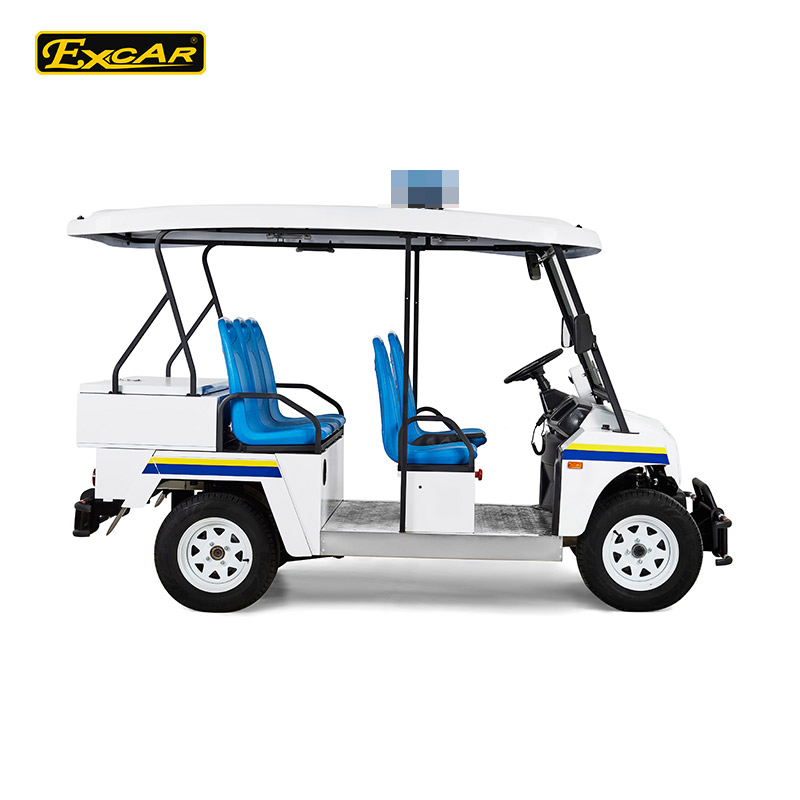 5 Seater Security Guard Golf Cart Patrol Golf Cart