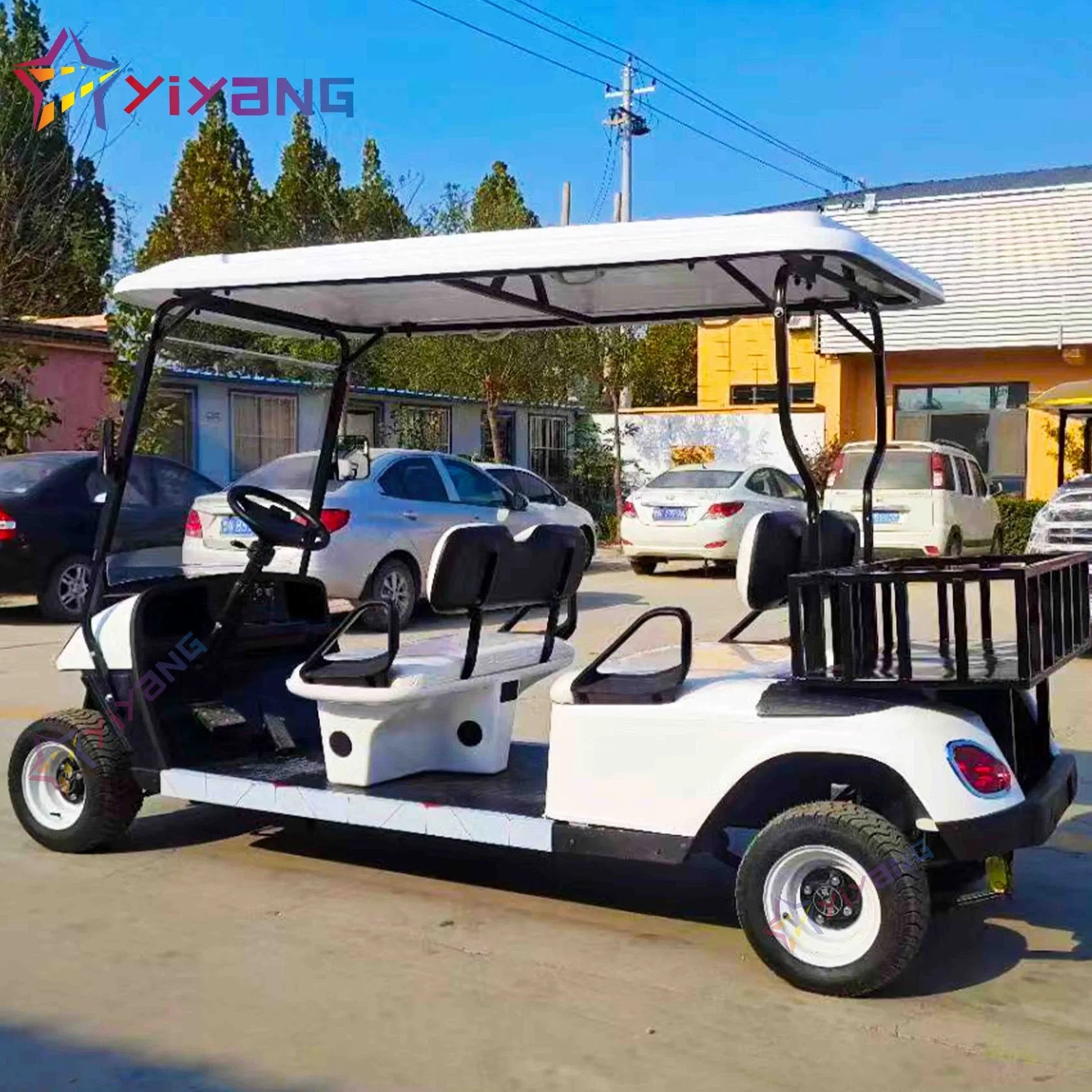 Factory CE New Export Electric Cart Golf Course Club 2/4/6/8 Seater off-Road Sightseeing Car Solar Power Electric Golf Cart