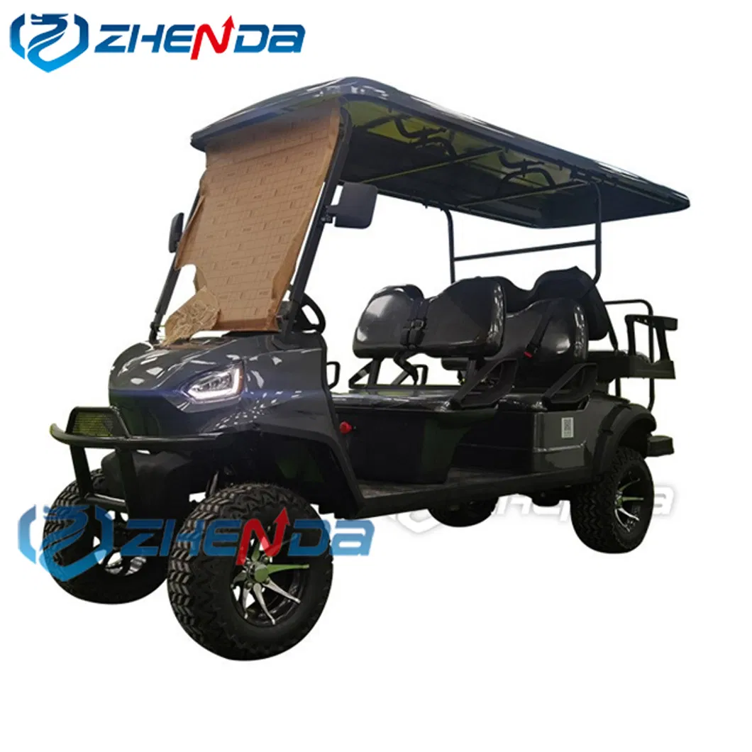 Power Steering Scooter Push Pull Folding 4X4 8 Seat Electric Battery Cart Hub Caps Trunk Shade Cover Board 48V Golf Cart
