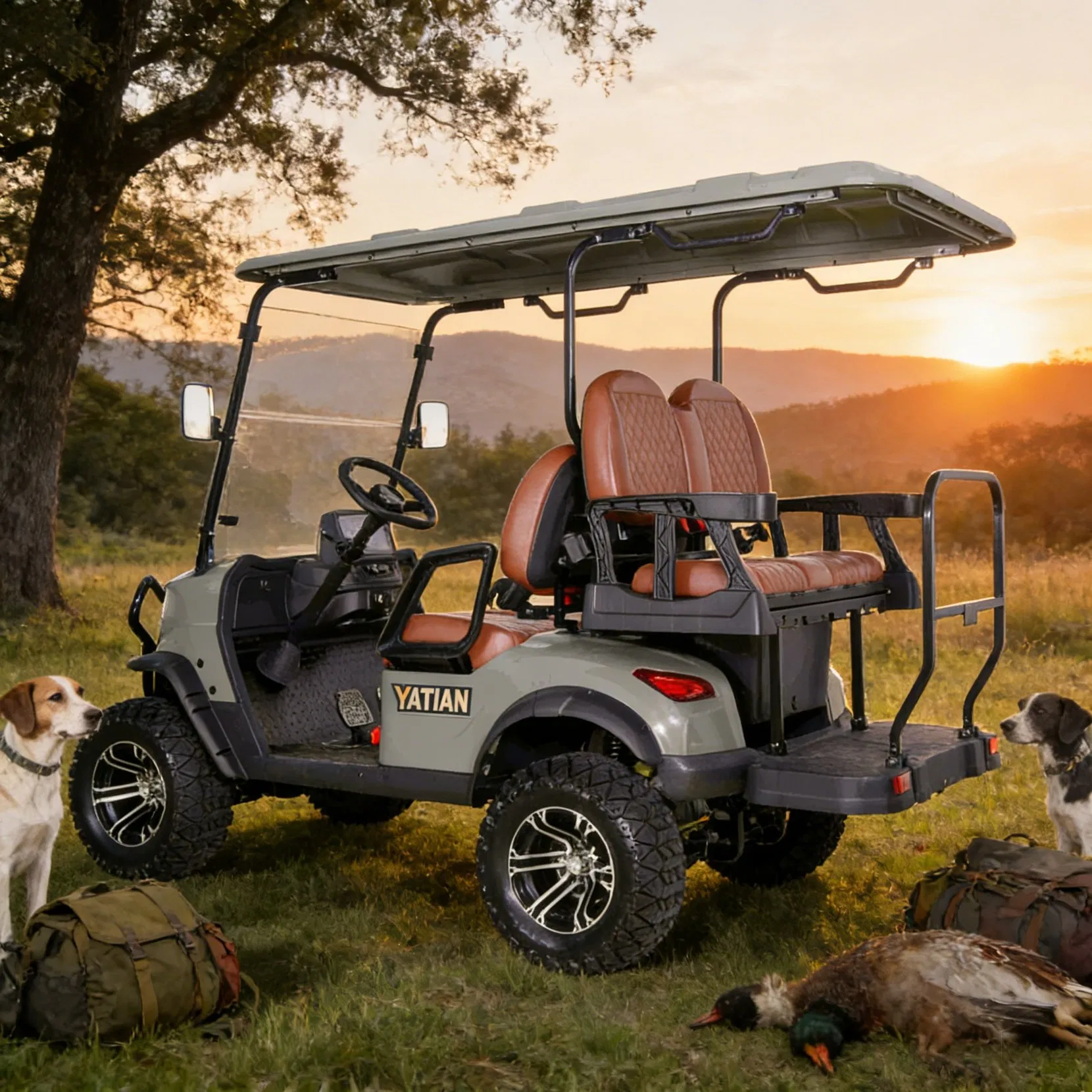 Farm &amp; Ranch Golf Buggy &amp; Golf Car Heavy-Duty Electric Utility Cart