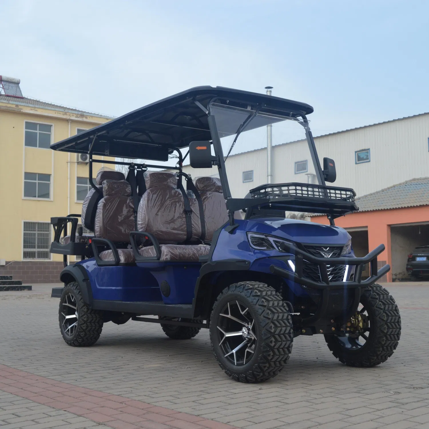 High Speed Electric Buggy 6 Seater Lithium Battery 4X4 Golf Cart Electric